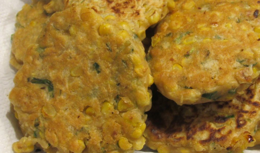 Sweetcorn Fritters - Meet Free Everyday Vegan Blog