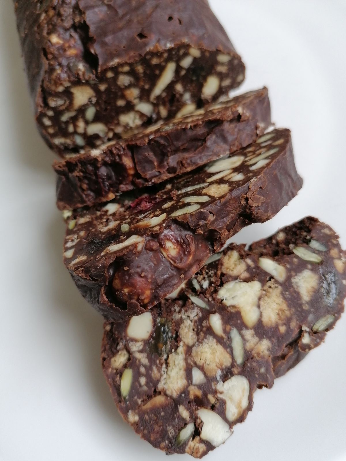 Chocolate Salami - Meet Free Everyday Vegan Blog